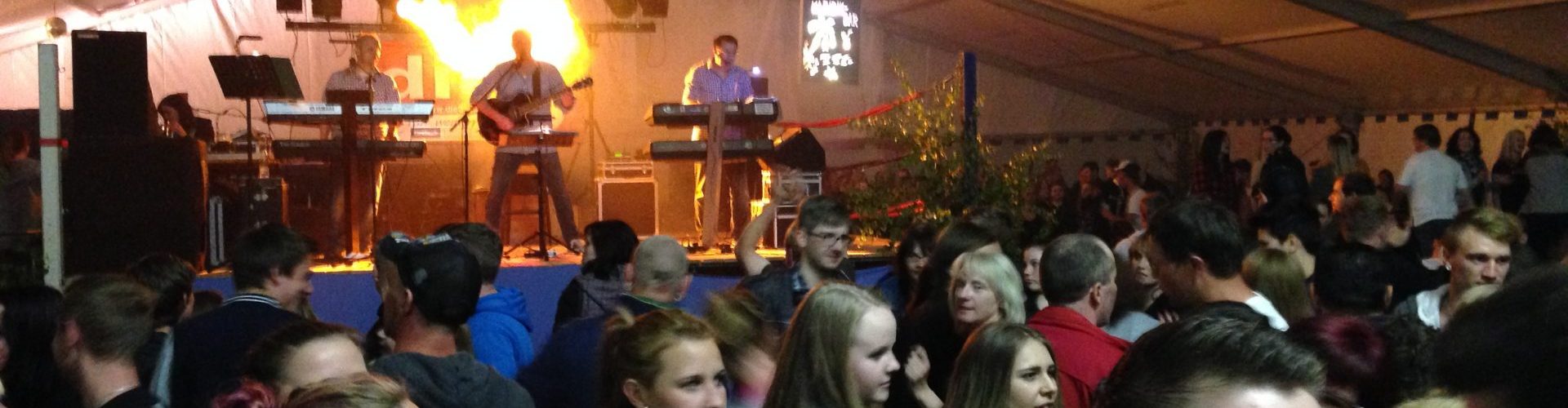 Gaaßmoosfest 2015 mit die3 am Samstag abend