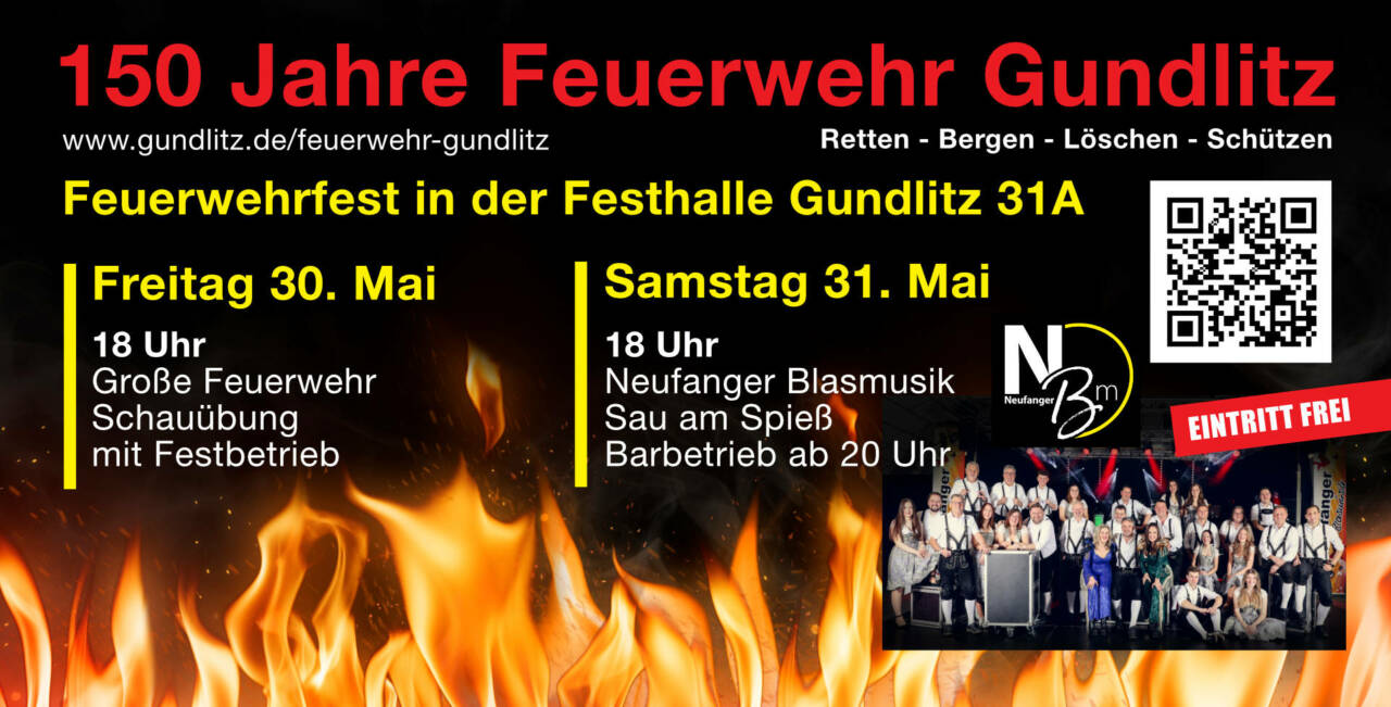150 Jahre Feuerwehr Gundlitz in der Festhalle Gundlitz 31 A
